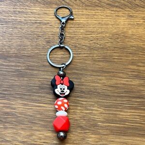 Disney Character Red and Black Keychain